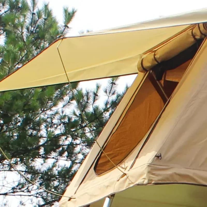 High Quality Outdoor Cotton Rainproof Camping Tent For Self-Driving Tours Warm & Comfortle With AluminumHot Selling