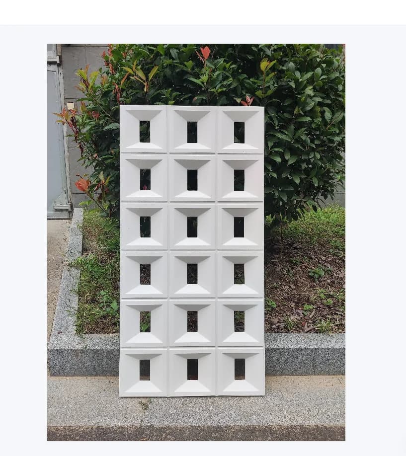 Partition Panels Pu Hollow Brick Moisture-Proof Anti-Crack Noise Reduction for House Decor Factory Direct Supply 2025 Hot Sale