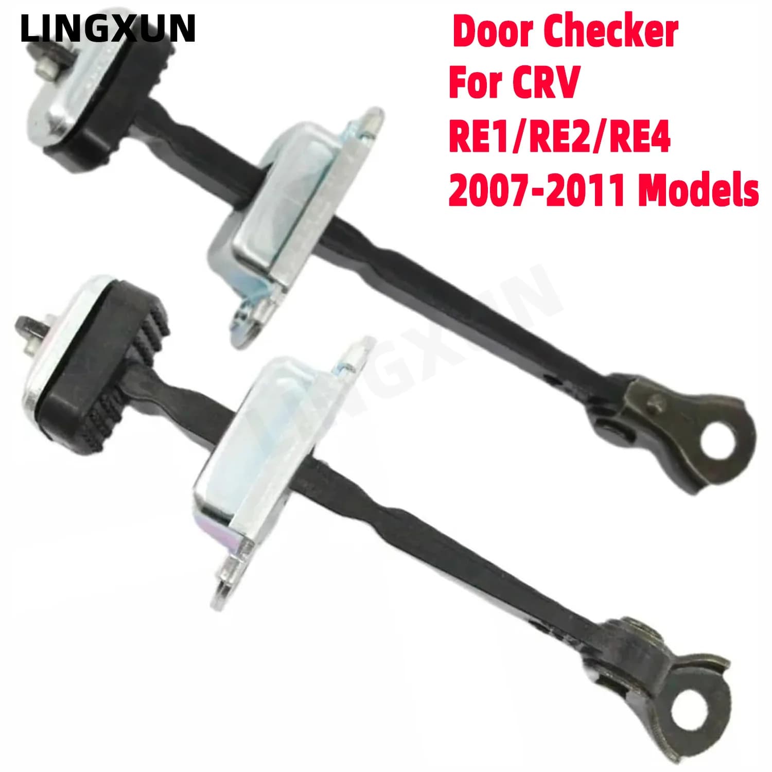 Car Door Check Strap Stopper Front Rear Left Right For Honda CR-V CRV 2007-2011 72380-SWA-A01 72340-SWA-A01 Full Set 4PCS