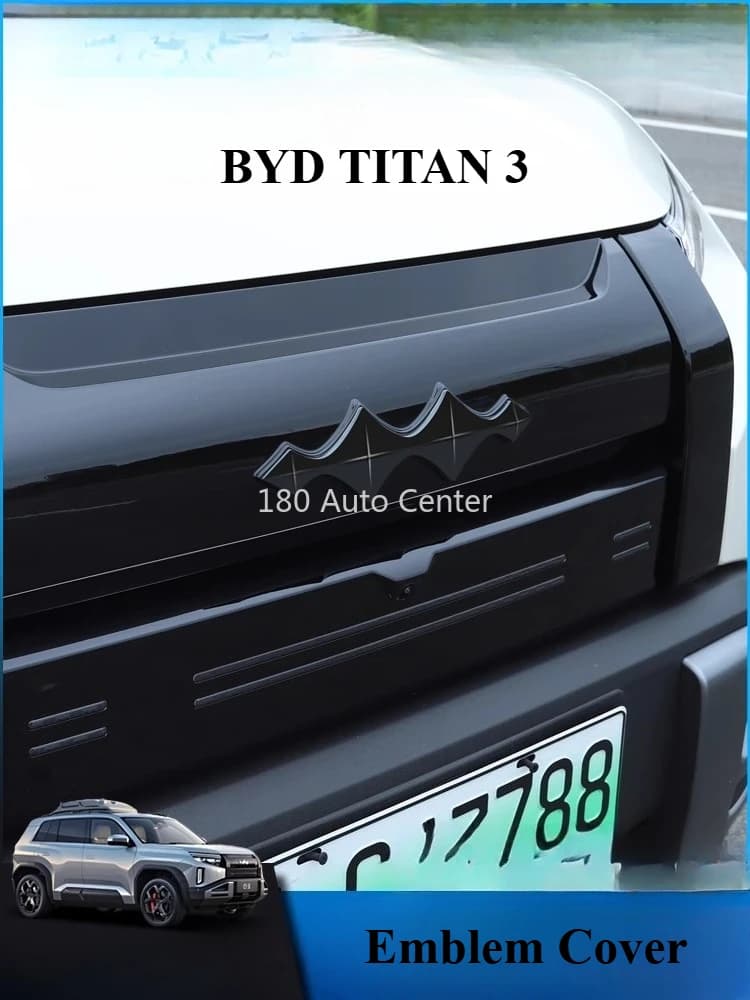 BYD Formula Leopard Titan 3 Special Emblem Modify Front and Rear Logo Cover Stainless Steel
