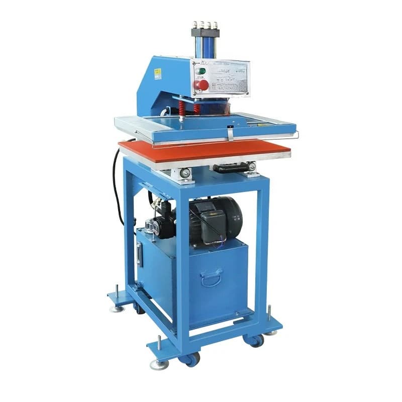 Flag foam bronzing machine, hydraulic single-station character bronzing