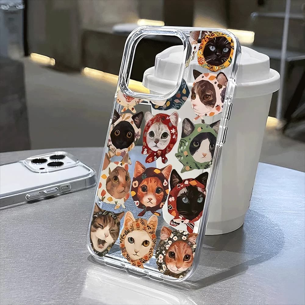 New animal transparent case suitable for iPhone 16, iPhone 16 Pro iPhone16Pro Max 16Plus，iPhone15， To iPhone 13, iPhone 11 serie