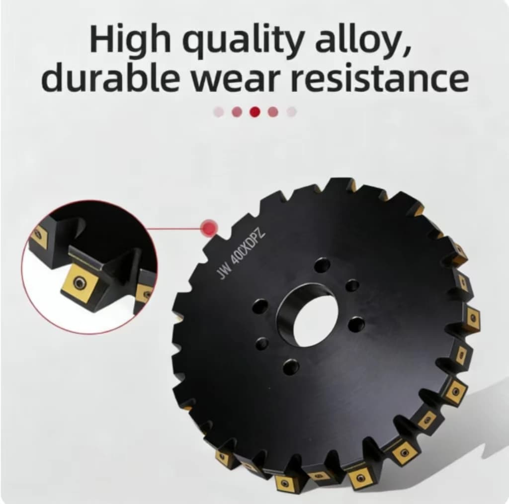 Custom 650mm CNC Milling Edge Milling Cutter  Nitrided Indexable Face Milling Cutter  Precision Replaceable Machining