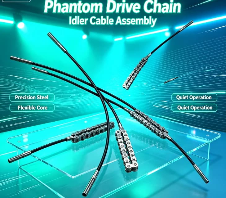Worn‑Out Parts Replacement Phantom Drive Idler Cable Chain for Pedal Kayak System Durable Transmission Pull‑Cable