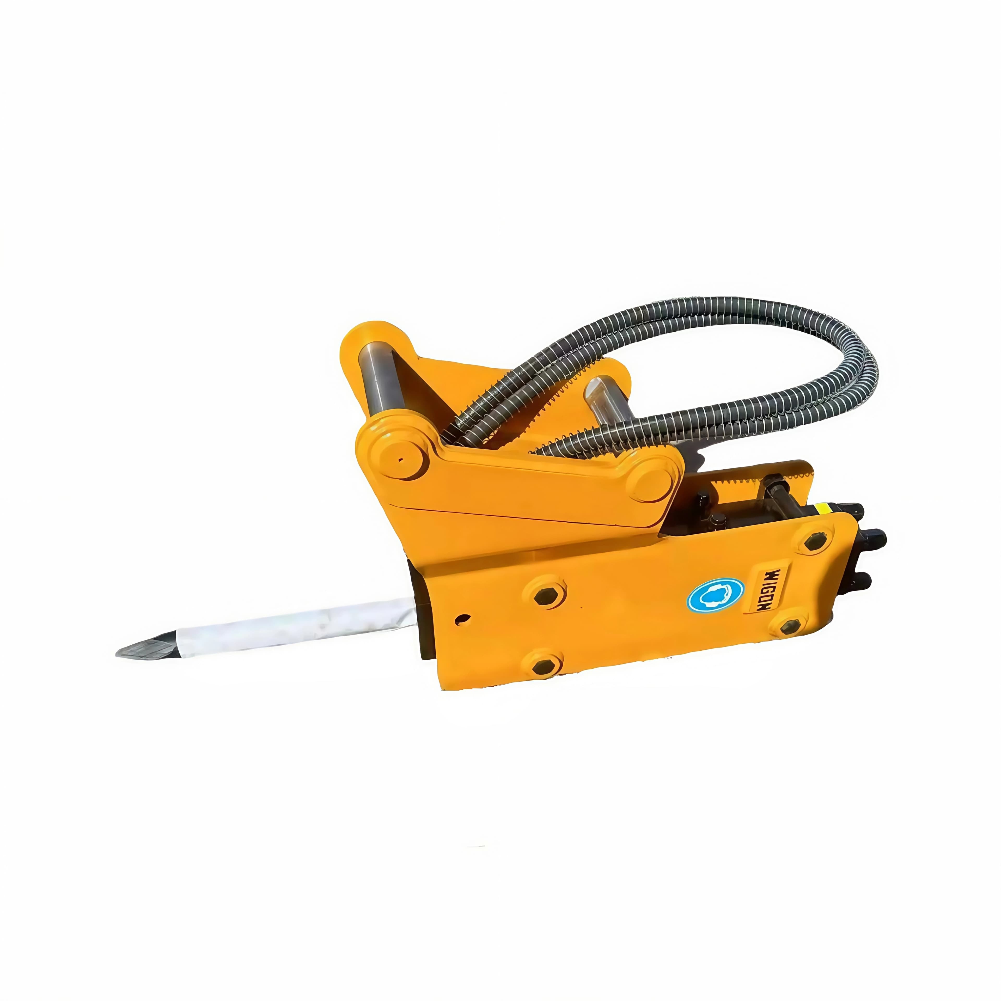 Hydraulic Hammer Pile Driver for Skid Steer New Construction Mining Industries Core Components Chisel Breaker Hammer Pump Engine