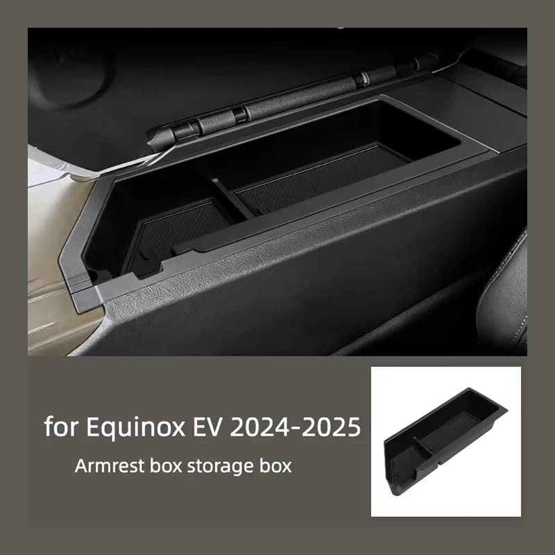 For 24-25 models of Equinox EV armrest box car storage box interior storage supplies