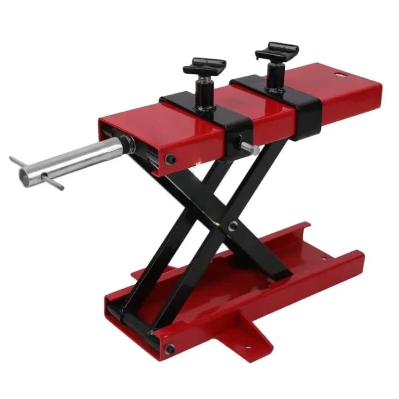 Crane Adjustable steel jack for motorcycle repair