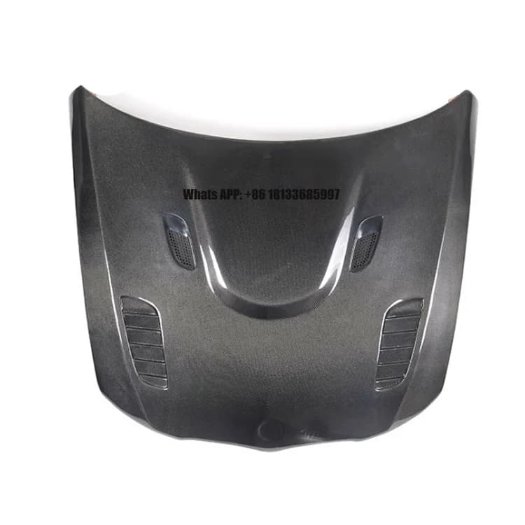 High Quality V Style Car Hoods Carbon Fiber Front Bonnet Hood for BMW 3 Series E90 2005-2008 Engine Hood