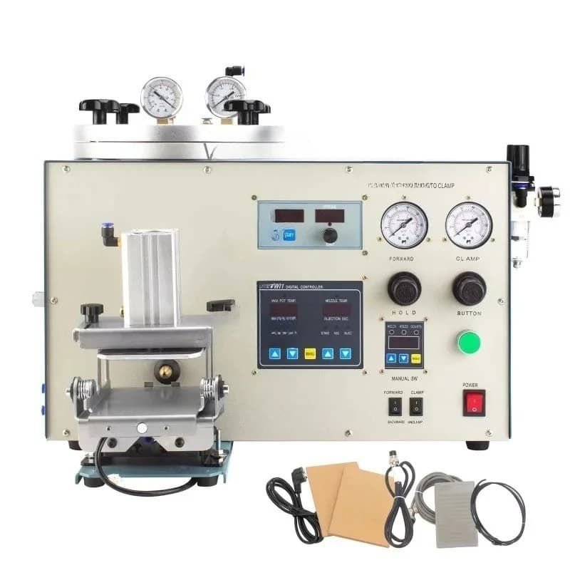 Tools Equipment Vacuum Wax  Molding Machine Set Permanent Supplies for Making with Wax Shooting Feature