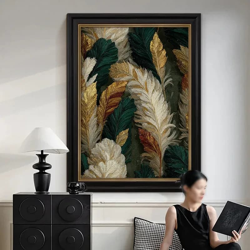 CX European decorative painting living room French antique entrance hanging painting American style