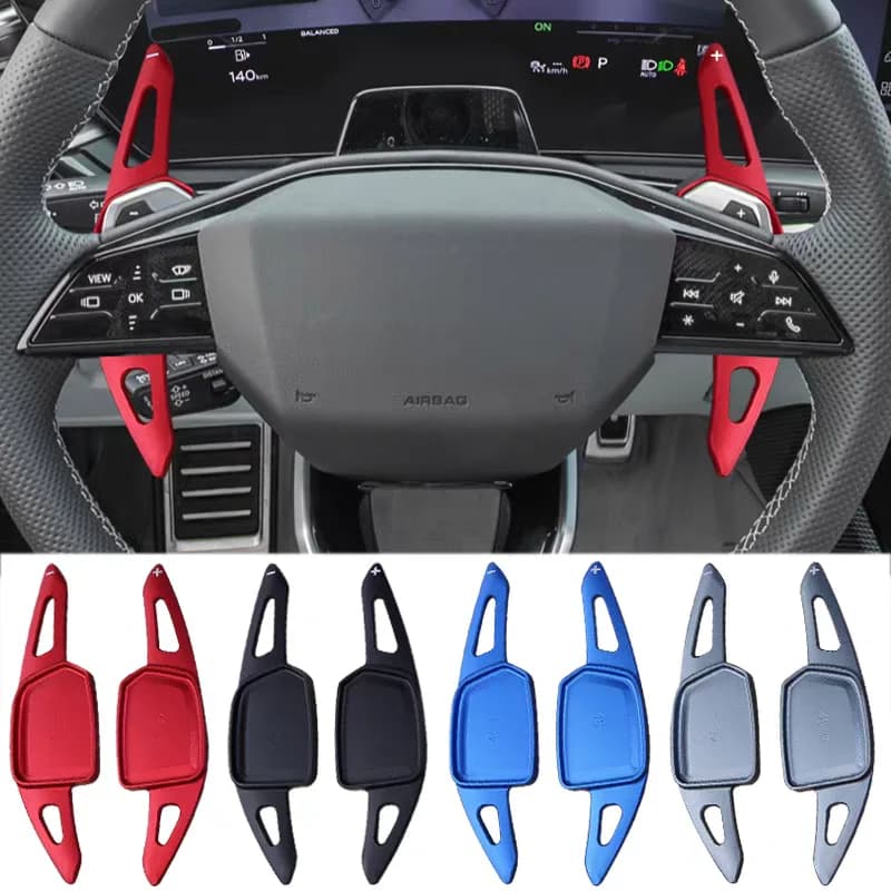 For Audi Q4/Q5/Q6 e-tron 2021-2025 Car Steering Wheel Gear DSG Extender Sticker Car Styling