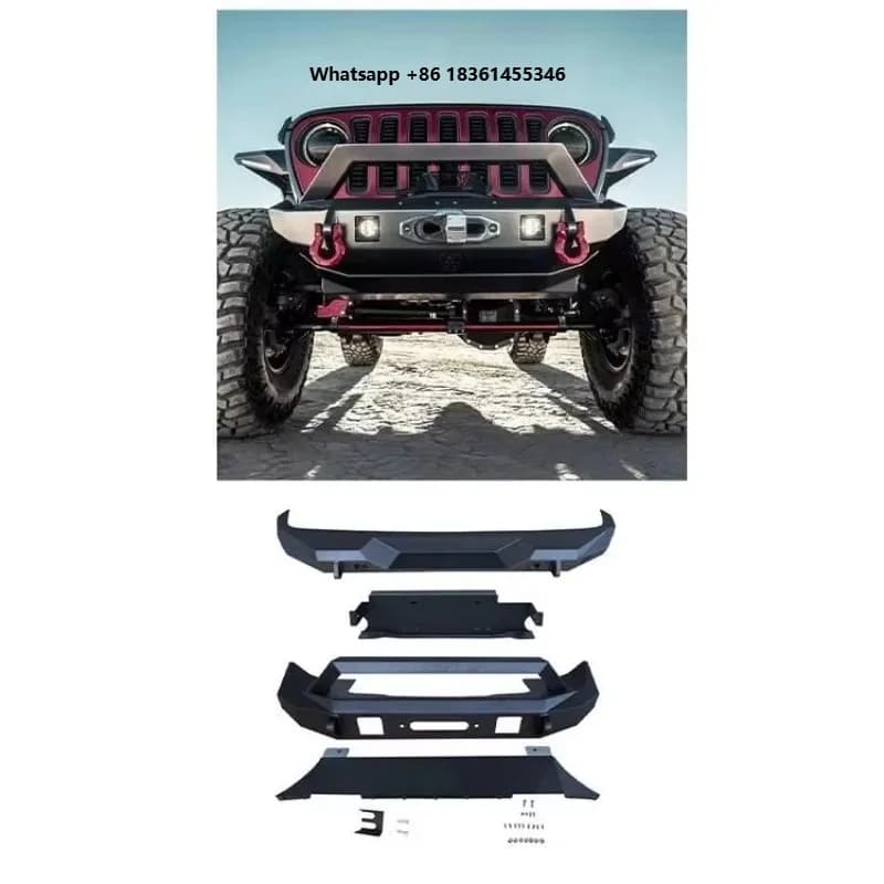 For Wrangler Hot Sales Automotive Body Kit Auto Body Systems Car Offroad 4x4 Auto Accessories Front Bumper