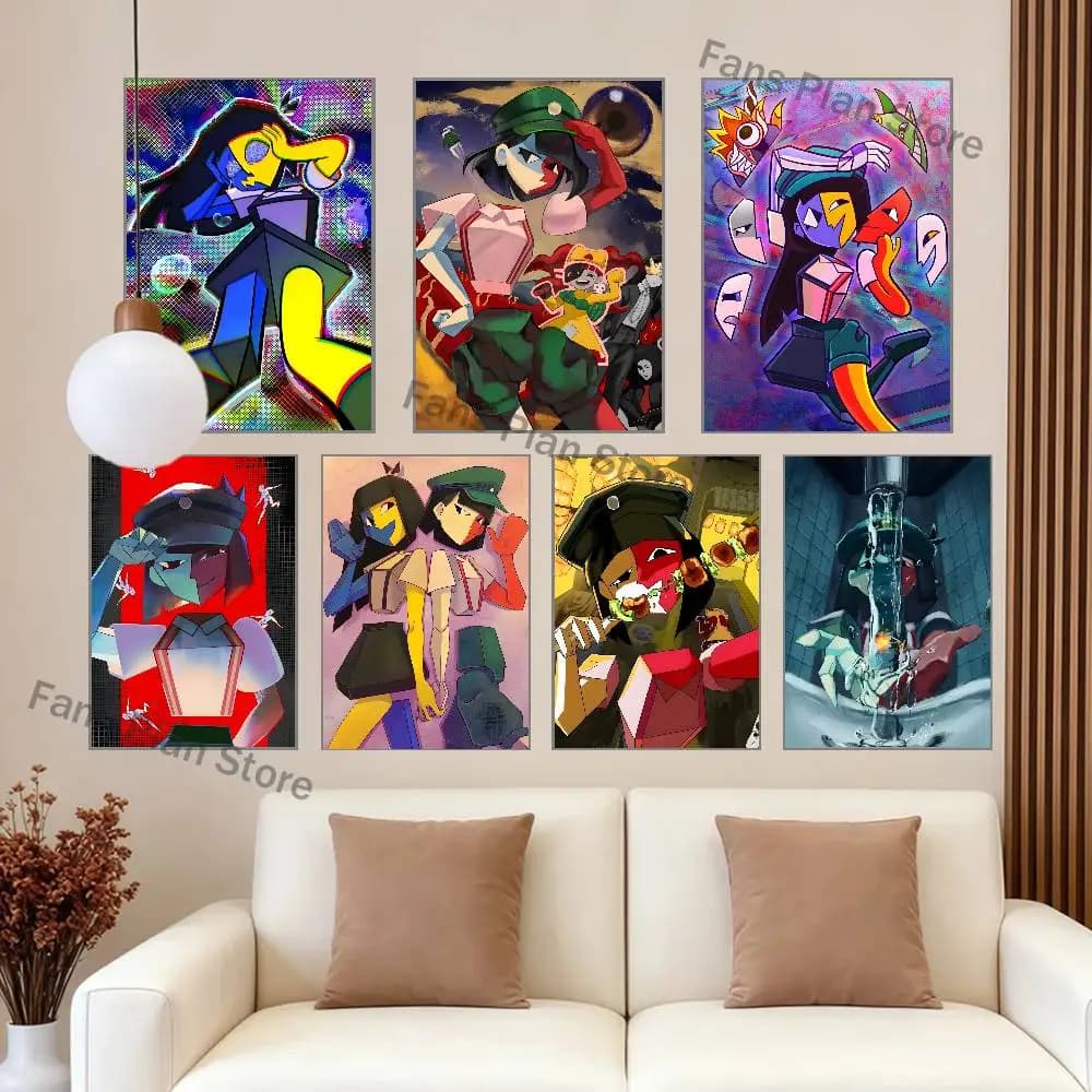 E-ENA BBQ Poster Prints Wall Art Picture Painting Gift Living Room Restaurant Bar Large Dec Sticker