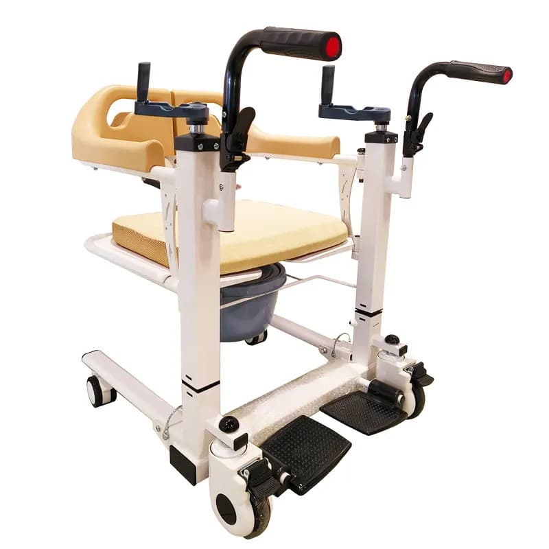 Bedridden elderly electric lift machine conveyor care artifact