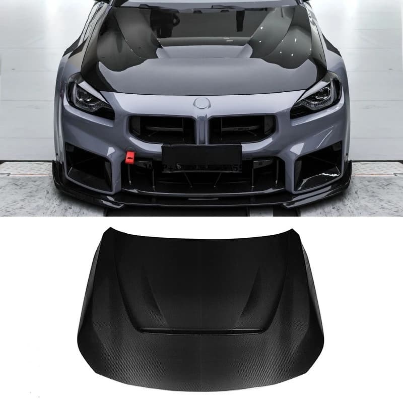 Dry Carbon Fiber N Style Bonnet for  M2 Coupe G87 New Condition Aerodynamic Vented Hood & Accessories Upgrade