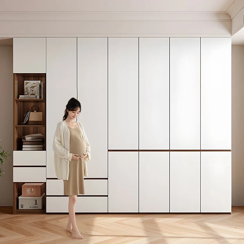 LH Aluminum Alloy Wardrobe Full Aluminum Furniture Home Bedroom Balcony Garden Cabinet