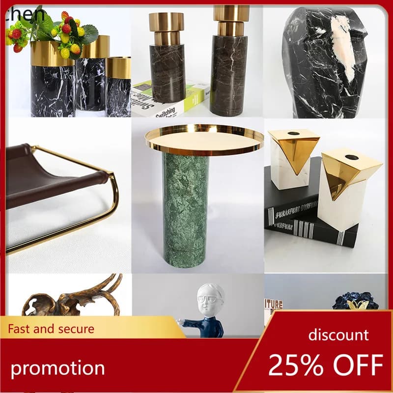 HXL Entrance Hallway Furniture Desktop Sculpture Ornament Decoration Display Stand