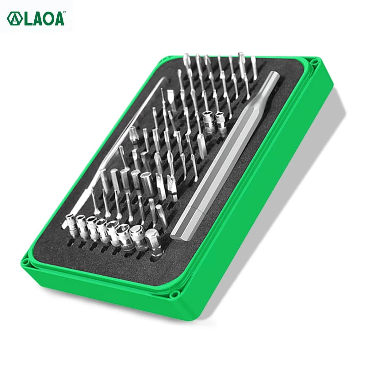 66-in-1 Hand-Powered Precision Screwdriver Set with Hard Case for Cell Phones Computers Small Appliances-OEM Customizable