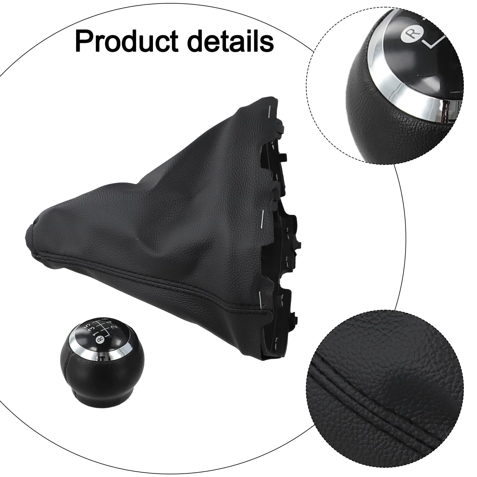 Smooth Shifting Experience Upgrade to a Premium Leather Gear Shift Knob Dust Cover for Your For Toyota Car Model