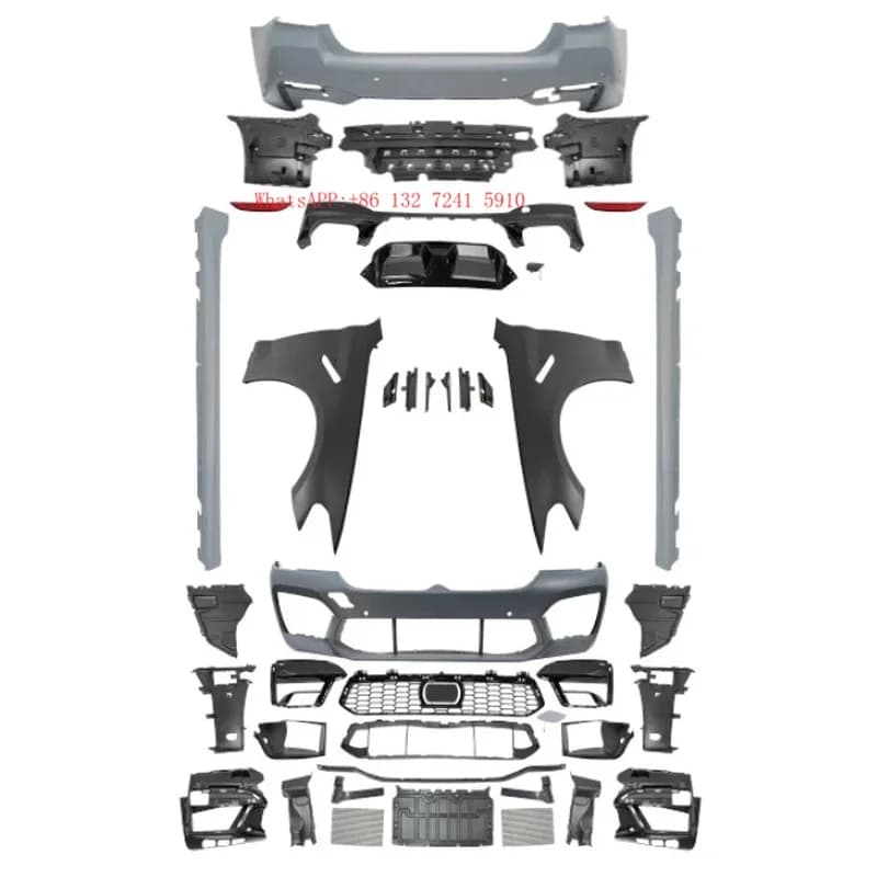 High Quality Custom Exterior Set With Front Bumper Side Skirts Rear Diffuser