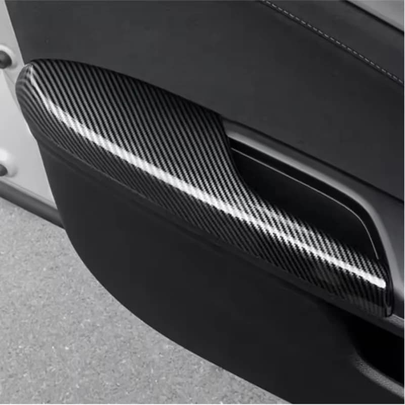 Fit For Honda 10th CIVIC 2016-2021 Door armrest protective cover decorative cover Carbon fiber pattern