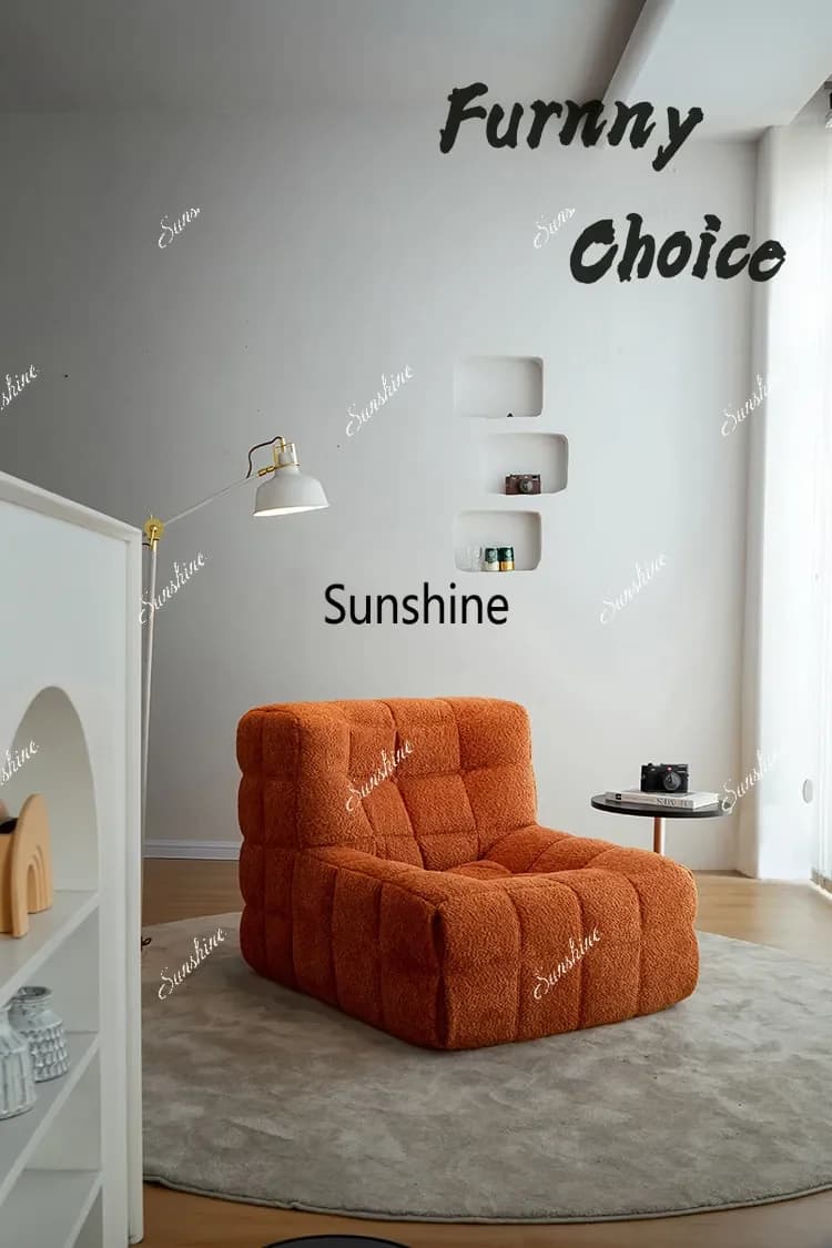 YDesign retro leisure chair living room bedroom small apartment lazy sofa