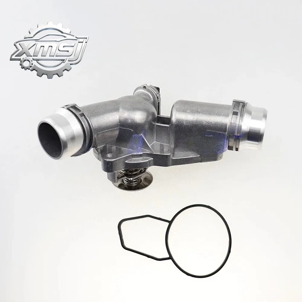 Montaje  carcasa  termostato  aluminio, salida  bomba  agua refrigerante para BMW E46 E39 X3 X5 Z3 Z4 320i 325i 330i 5