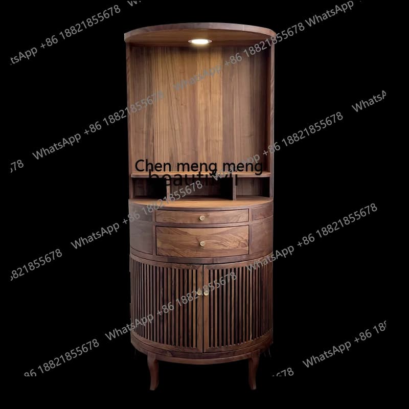 X  Buddha Niche Altar Altar Modern Light Luxury Small New Chinese Style Clothes Closet Walnut   Sundries Cabinet Solid Wood