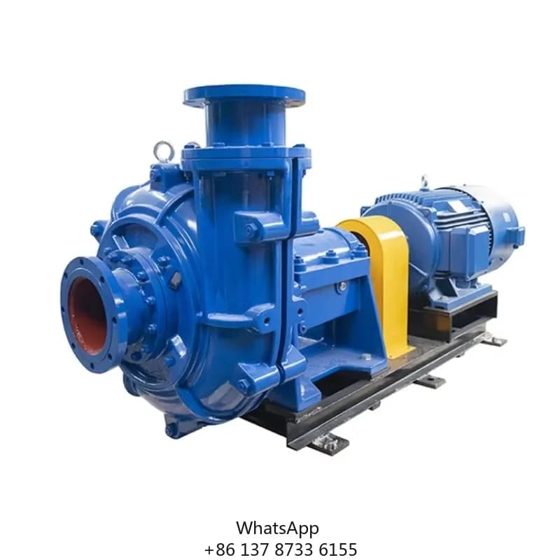 Horizontal 6 Inch Slurry Pump Sand Concrete Centrifugal Electric Motor Pump Slag Slurry Pump Price