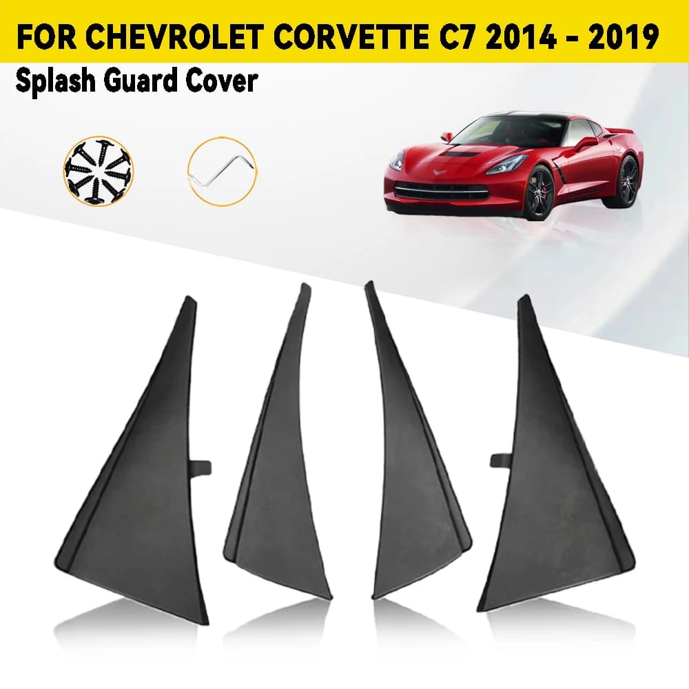 Car Mudguard For Chevrolet Corvette C7 2014 - 2019 Car Mud Flaps Guards Splash Flap Fender Accessories