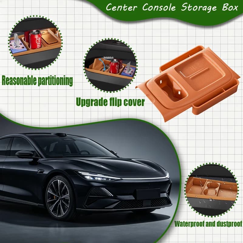 For Deepal S09 2025 Center Console Full Silicone Storage Pad, Drop-in Anti-Scratch Organizer Mat, Interior Accessory