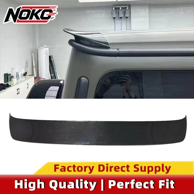 M Style Dry Carbon Fiber Rear Wing for Mercedes G Wagon W464 W465 AMG G63 G550 1:1 Exact Fit Roof Spoiler Punch-Free Install