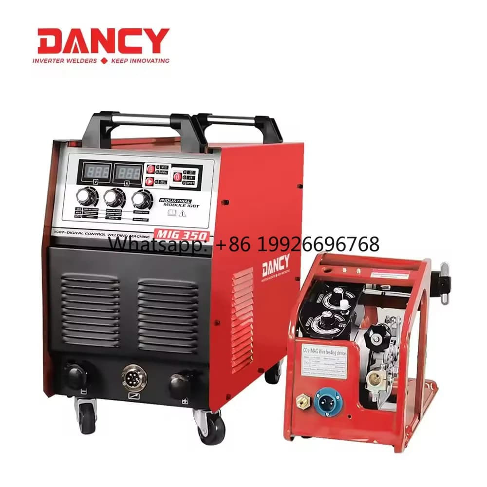 New DANCY High-Output 350A 3-in-1 Industrial Electric MIG Welding  Stainless Steel Capabilities Wire Feeder 380V 20mm