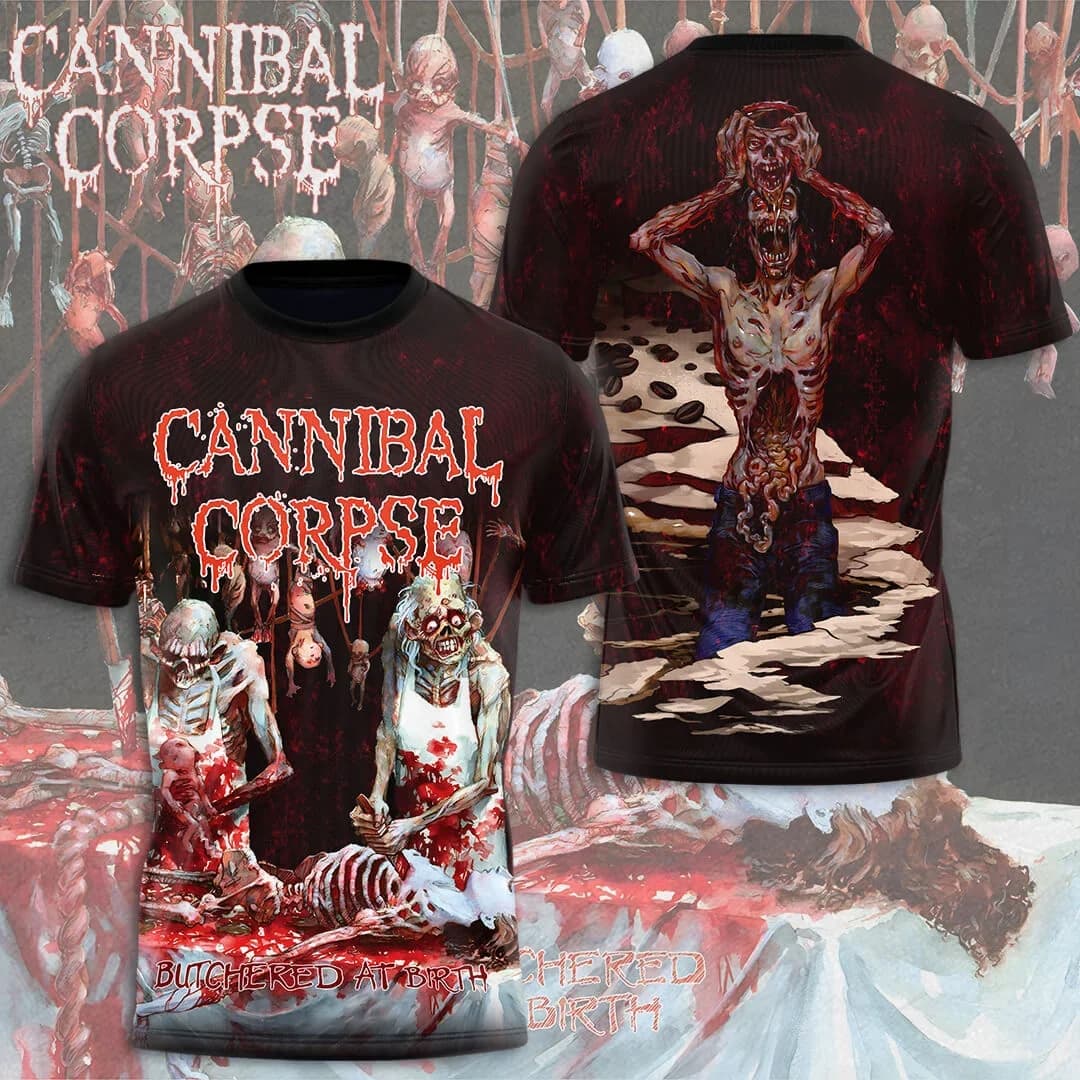 Fashion CANNIBAL CORPSE 3D T Shirt Women Men Summer Fashion Short Sleeve Tshirt Graphic Tees Streetwear Hip hop TShirt