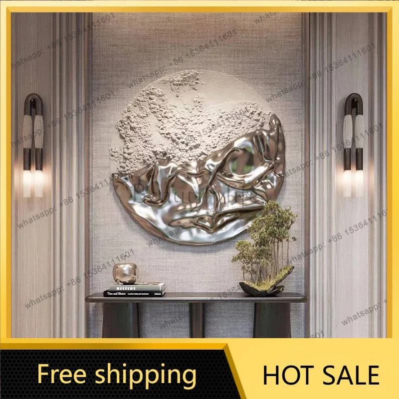 LJY living room hanging paintings modern simple fashion atmosphere high-end table edge device
