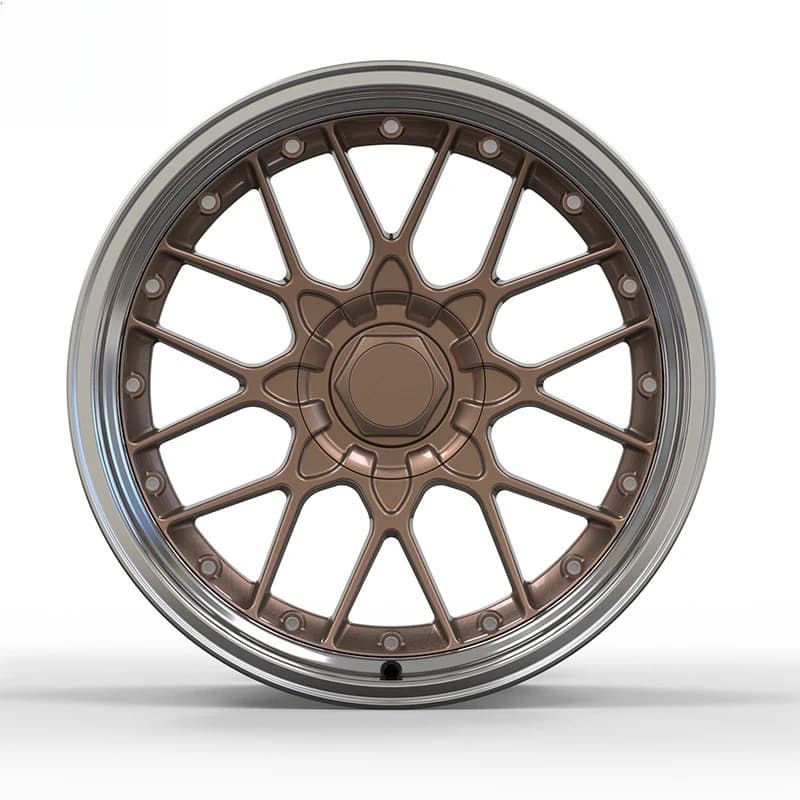 Car wheel hub size modified 1819-inch two-piece aluminum alloy forging