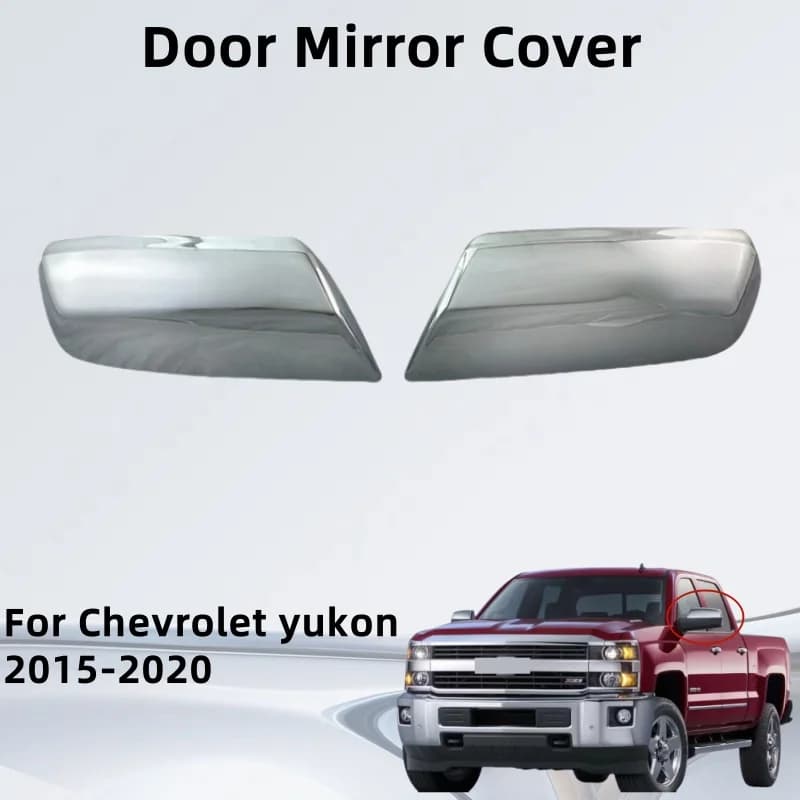 For Chevrolet yukon 2015 2016 2017 2018 2019 2020 Car Exterior Chrome Door Mirror Cover Car Stickers Cars Accessories