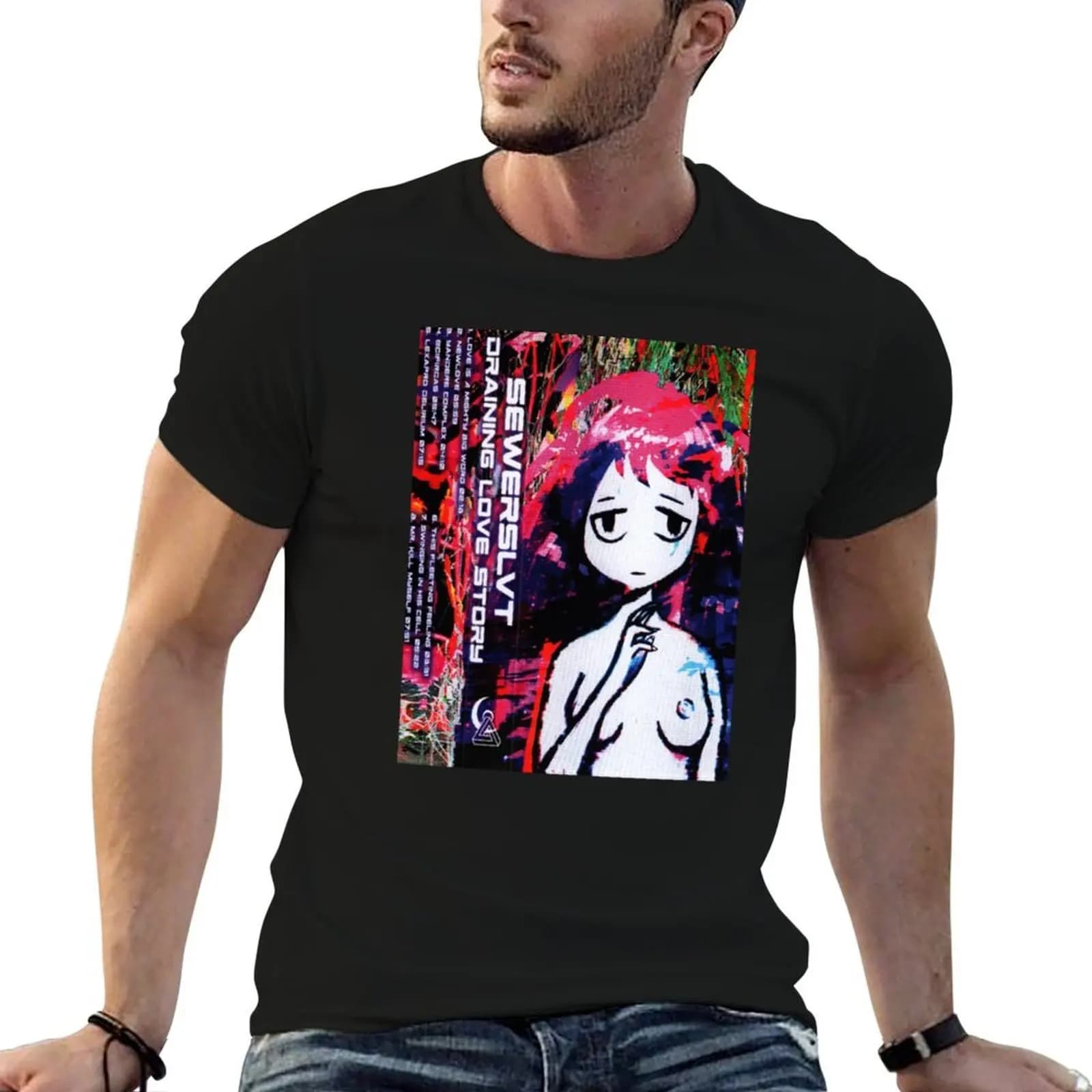 Sewerslvt Schizofrenia T-Shirt tees plus size clothes luxury clothes men