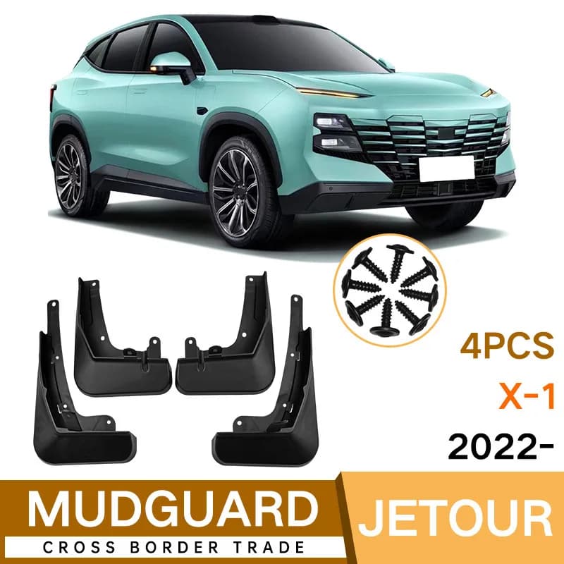 For Jetour X-1 2022-2023 fender tiles front and rear auto parts 4runner accessories fender flares mud flaps