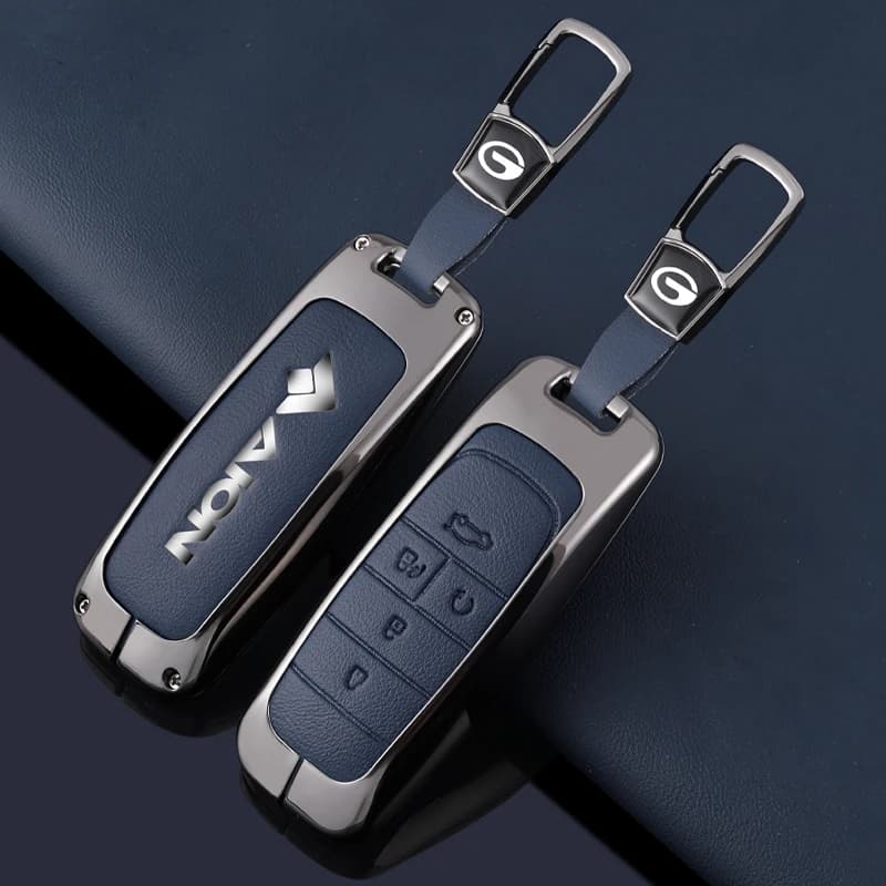 Car Smart Remote Key Case Cover Shell Holder Full Protection Keychain For Trumpchi GAC AION Y S V Plus Keychain Auto Accessories