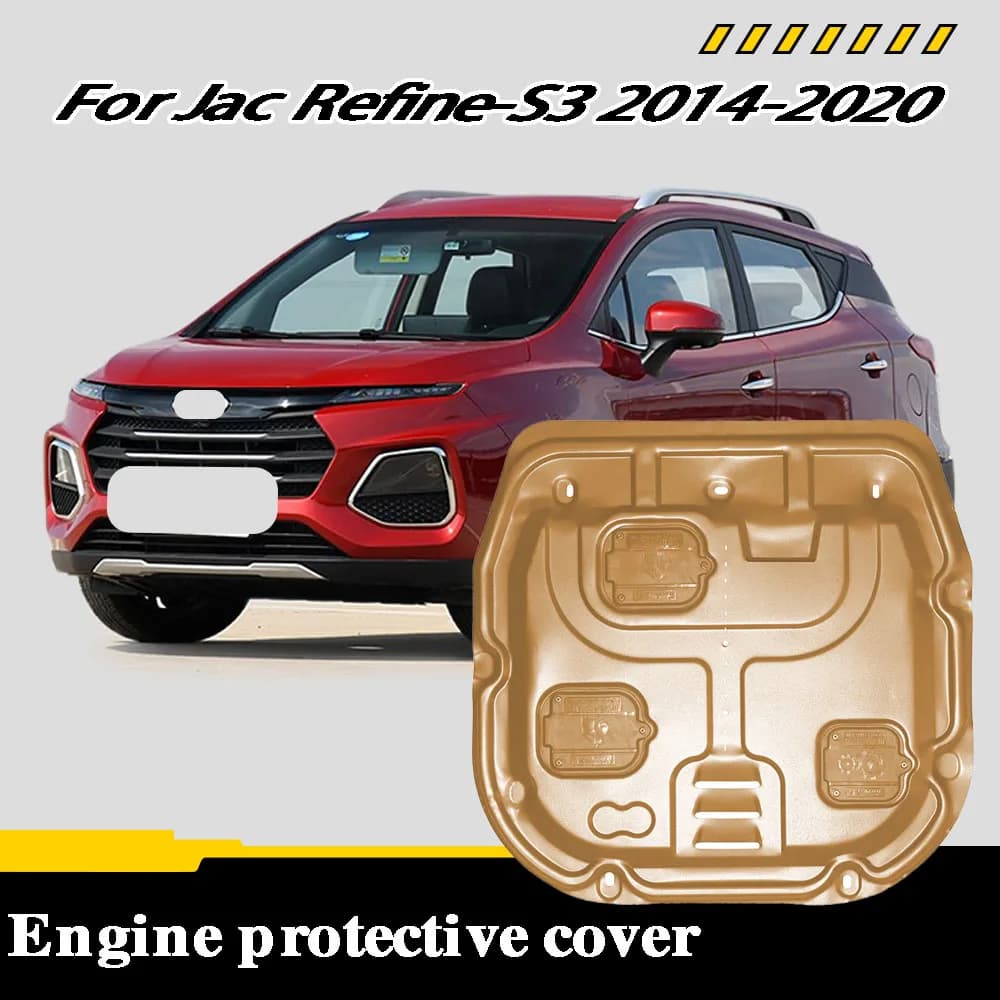 Car Accessories Under Engine Guard Mudguard Board Splash Shield Mud Fender Plate Panel For Jac Refine-S3 2014-2020 1.5L 1.6L