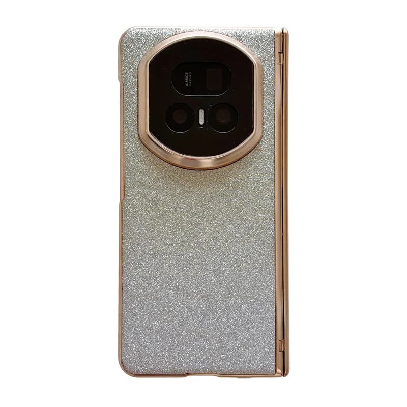 Starry Electroplated PC Phone Case For Honor Magic V5 Full Wrap Lens Hinge Protection Anti Drop Anti Fingerprint Cover