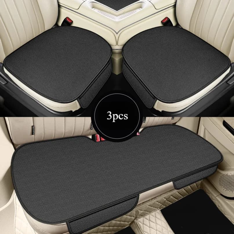 Breathable Ice Silk Car Seat Cushion, Non-slip & Wear-resistant, Universal for All Seasons