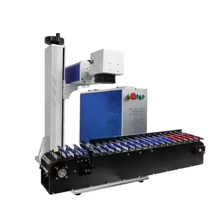 Popular Water Cup And Stainless Steel Pen Fiber Metal Laser Marking Hine For Gold