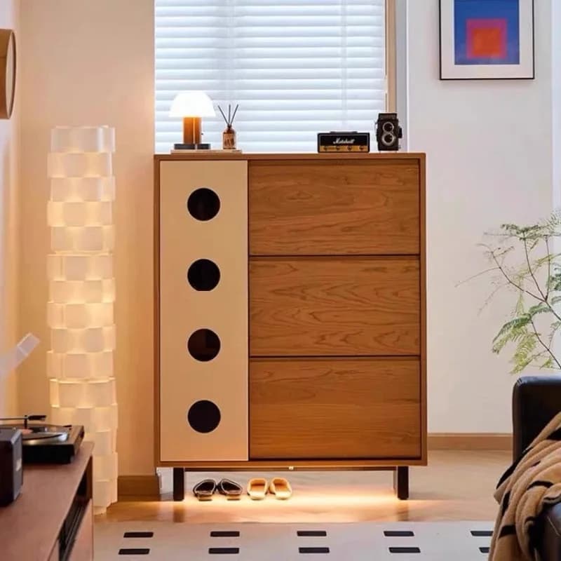 Light Luxury Shoe Cabinets Wall-mounted Shoe Cabinets Apartment Flip-up Hall Integrated Organizador De Zapatos Home Furniture