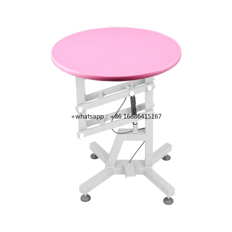 FT-831 Round Rotating Air Lifting Dog Grooming Table For Small Pets