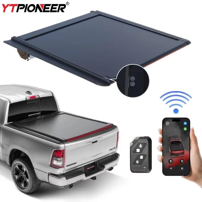 For 2019 2022 Dodge Ram 1500 Dt Rebel 2500 3500 5.7ft 8ft Pickup Aluminum Roller Shutter Lid Truck Bed Cover Tonneau Cover