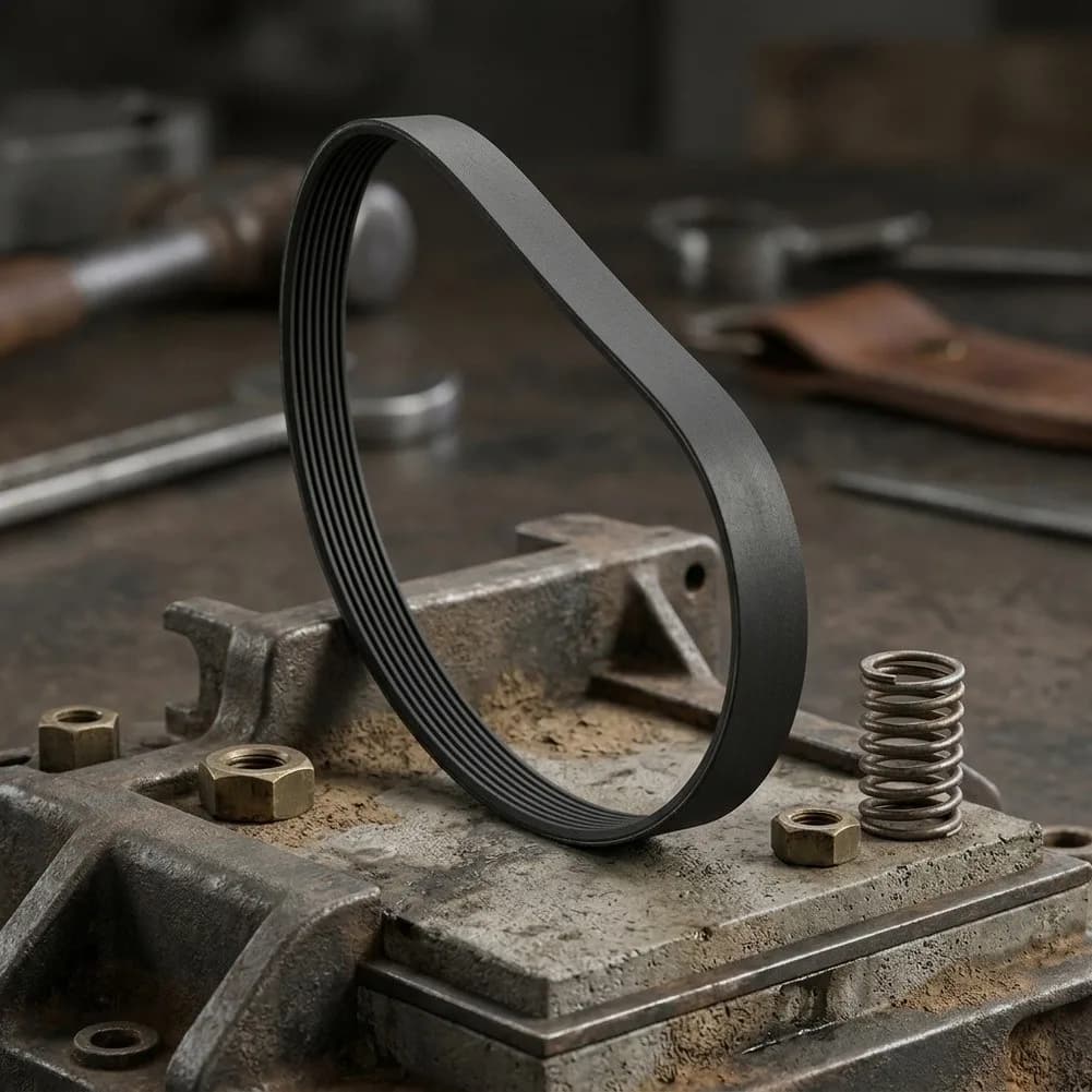 Replacement Mower Belt Mower Deck Belt Drive Belt For Lawnmower 8 Ribs Design High Durability Smooth Operation