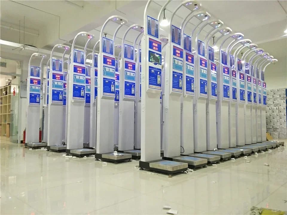DHM-15 digital electronic height measuring machine ,height weight vending bmi machine 500kg