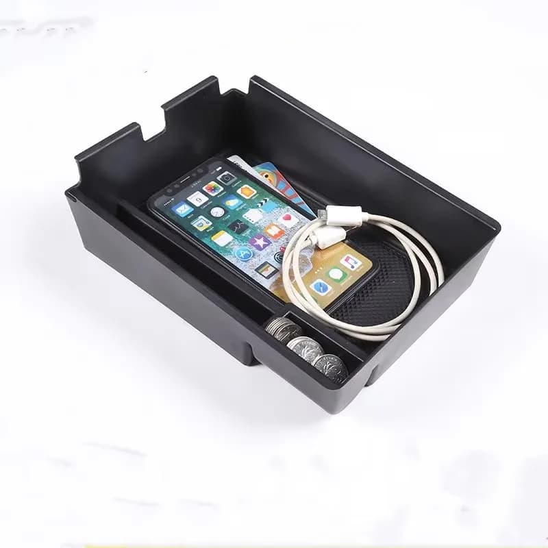 For Kia Sportage NQ5 2021 2022 2023 2024 2025Car Armrest Hidden Storage Box ABS Organizer Case Tidying Box Interior Accessories